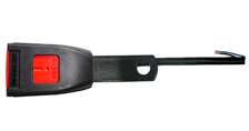 Twin release buckle with micro switch